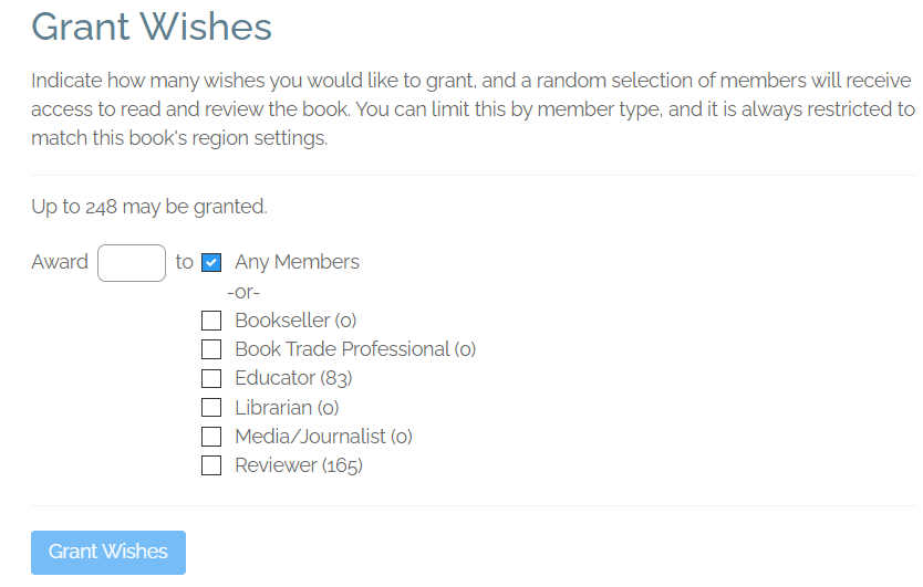 How to Grant Wishes – NetGalley Client Knowledge Base